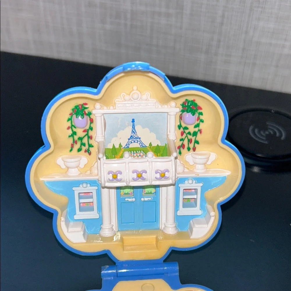 Vintage Polly Pocket Blue Flower Compact 1990 - Picture 3 of 10